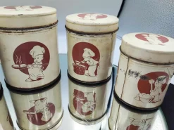 Pamono Art Deco Spice Containers, Set of 4