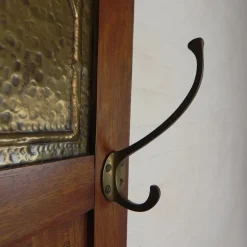 Outlet Pamono Art Deco Standing Wall Coat Rack with Mirrors and Marble Plates, 1930s