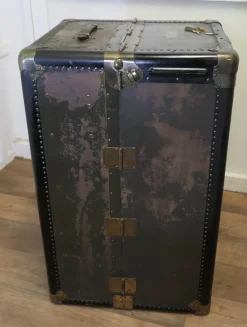 Pamono Art Deco Steamer Trunk by Hartman Luggage Co., 1890s><noscript><img width=