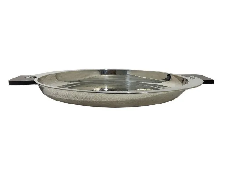 Discount Pamono Art Deco Sterling Silver Round Serving Tray in Hanau Silver, 1934