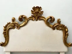 Pamono Art Deco Style Bed Headboard in Wood with Gold Leaf><noscript><img width=