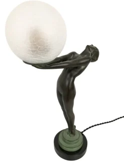 Pamono Art Deco Style Clarity Sculpture Table Lamp from Max Le Verrier, 2024><noscript><img width=