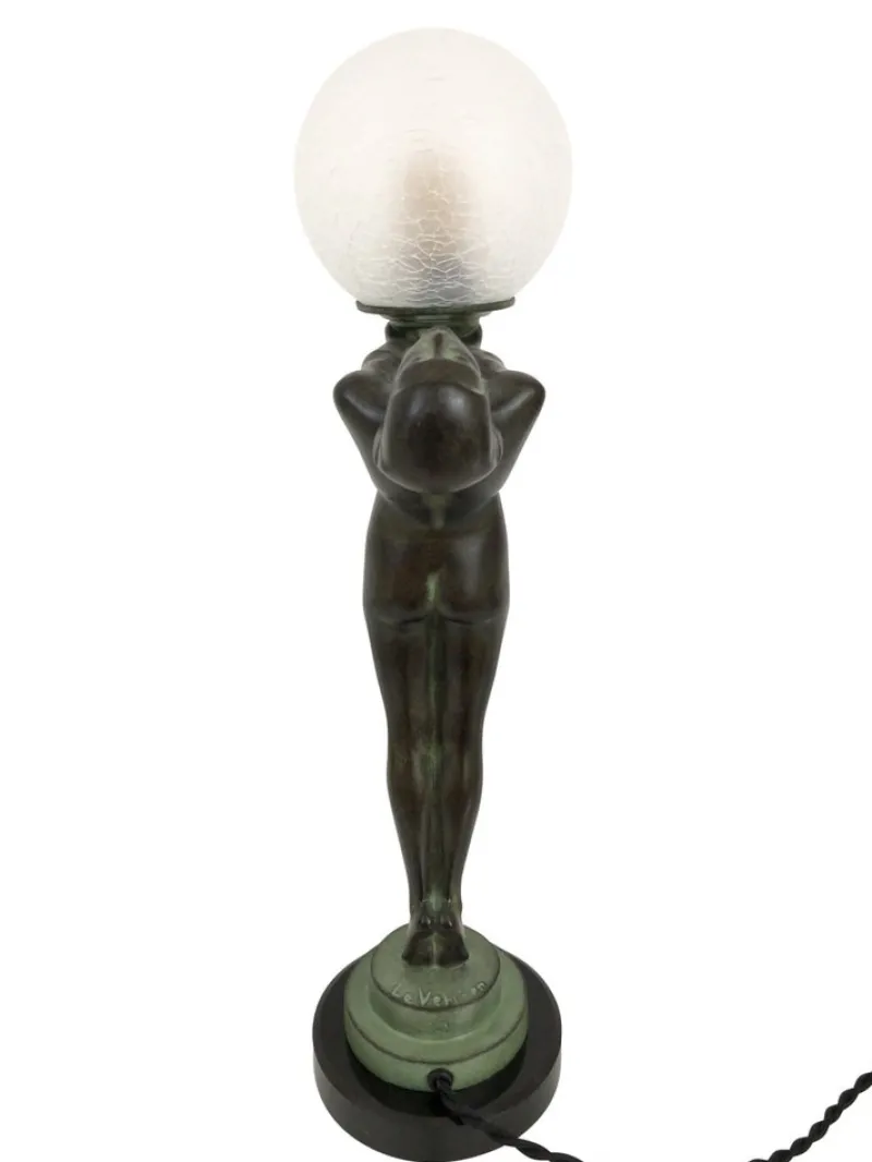Pamono Art Deco Style Clarity Sculpture Table Lamp from Max Le Verrier, 2024> Table Lamps