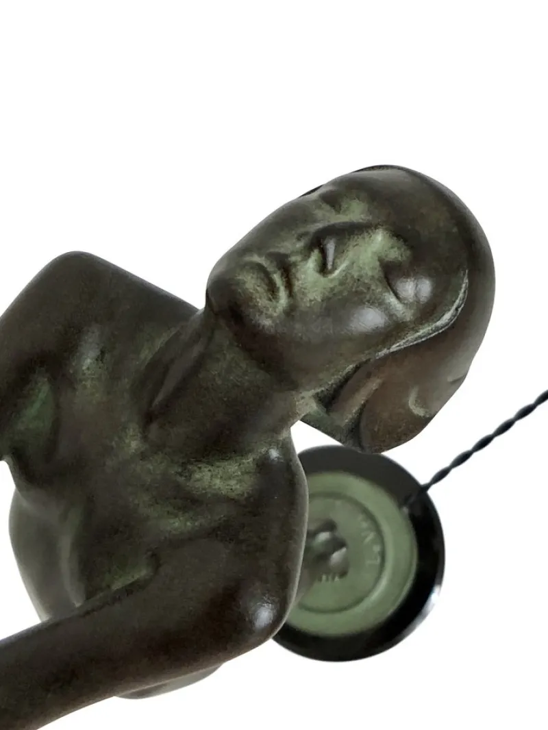 Pamono Art Deco Style Clarity Sculpture Table Lamp from Max Le Verrier, 2024> Table Lamps