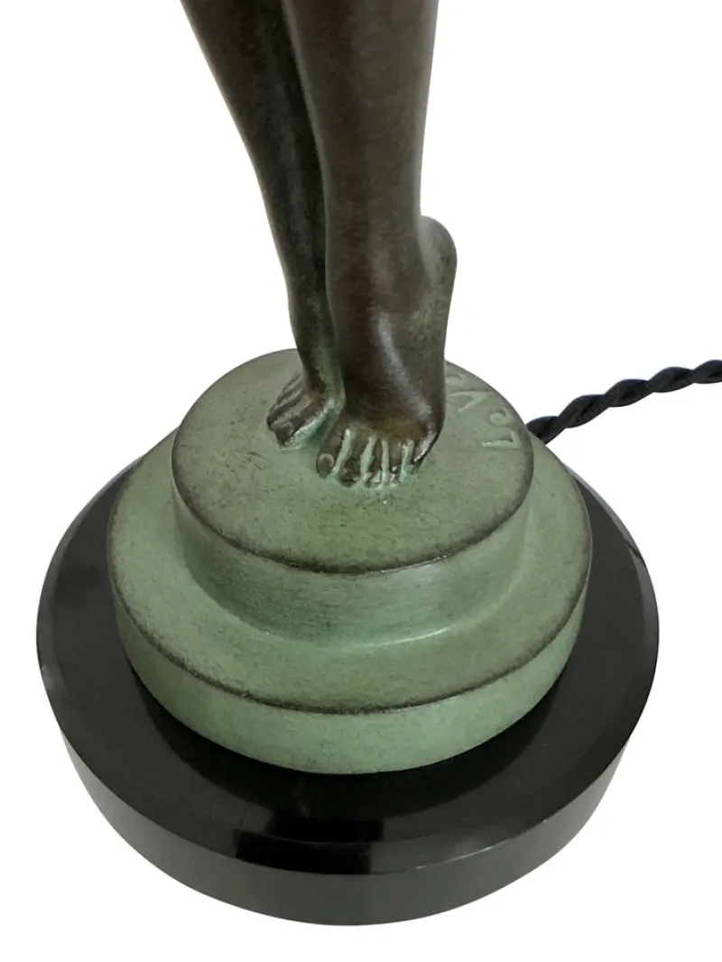 Pamono Art Deco Style Clarity Sculpture Table Lamp from Max Le Verrier, 2024> Table Lamps