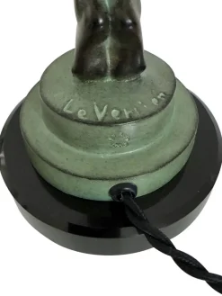 Pamono Art Deco Style Clarity Sculpture Table Lamp from Max Le Verrier, 2024><noscript><img width=
