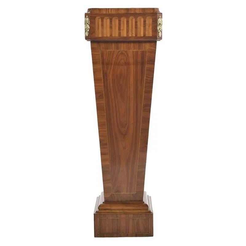Pamono Art Deco Style Column in Marquetry, 1920s