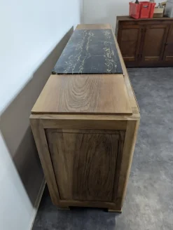 New Pamono Art Deco Style Walnut Sideboard attributed to Maxime, 1940s