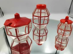 Sale Pamono Art Deco Sugar & Salt Bowl and Pepper Container, 1950s, Set of 3