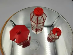 Sale Pamono Art Deco Sugar & Salt Bowl and Pepper Container, 1950s, Set of 3