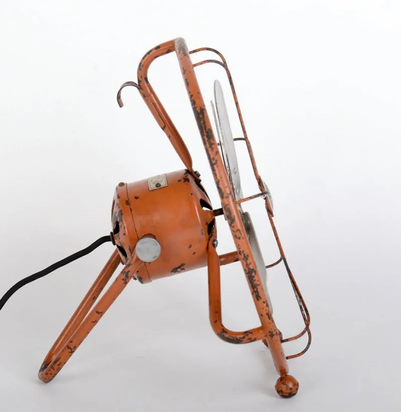 Pamono Art Deco Table Fan attributed to Peter Behrens for Aeg Elektro Praga, 1930s> Electronics