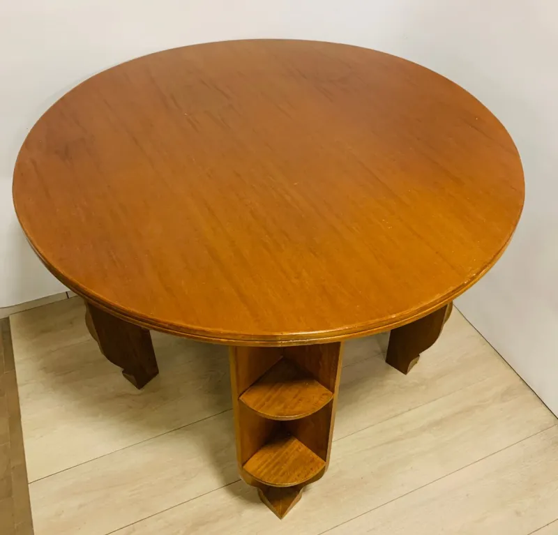 Hot Pamono Art Deco Teak Game Table, Italy, 1930s