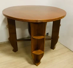 Hot Pamono Art Deco Teak Game Table, Italy, 1930s