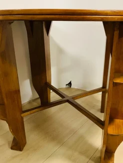 Hot Pamono Art Deco Teak Game Table, Italy, 1930s