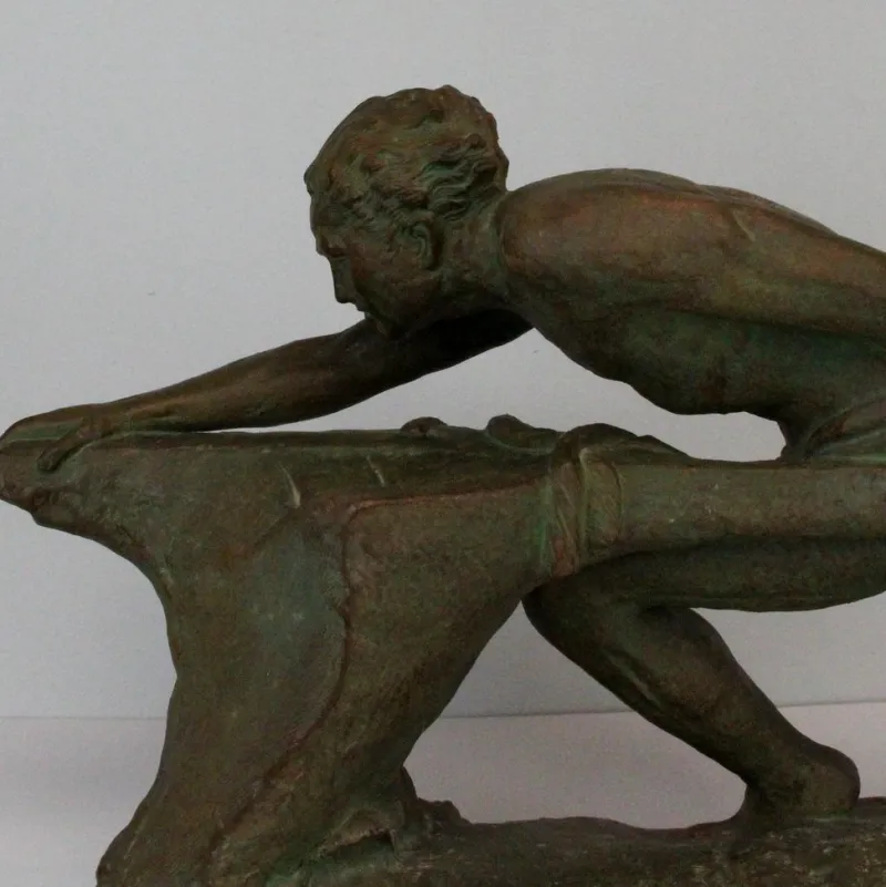 Clearance Pamono Art Deco Terracotta Sculpture by Ugo Cipriani, 1930s