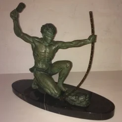 Discount Pamono Art Deco The Blacksmith Sculpture by G. Hervor