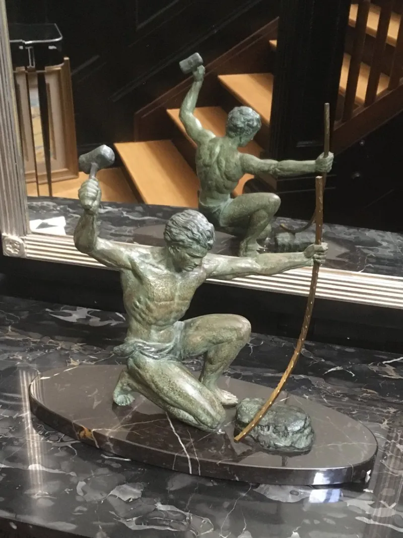 Discount Pamono Art Deco The Blacksmith Sculpture by G. Hervor