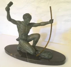 Discount Pamono Art Deco The Blacksmith Sculpture by G. Hervor