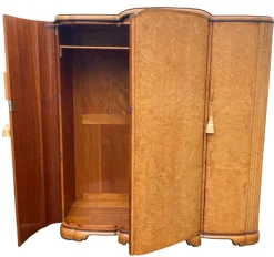 Clearance Pamono Art Deco Triple Wardrobe by Harry and Lou Epstein, 1930s