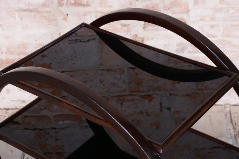 Clearance Pamono Art Deco Trolley in Oak from Thonet, Oak, 1930s
