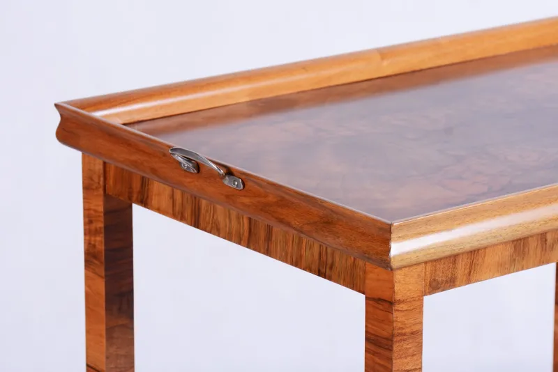 Pamono Art Deco Trolley in Walnut, 1930s> Serving Bar Carts & Trolleys