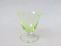 Pamono Art Deco Uranium Glass Liqueur Glasses, 1920s, Set of 6><noscript><img width=