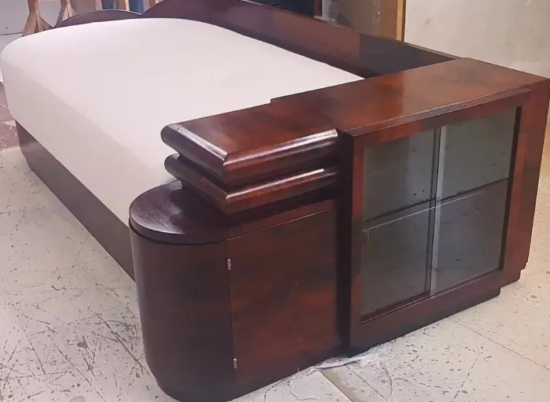 Online Pamono Art Deco Velvet Daybed