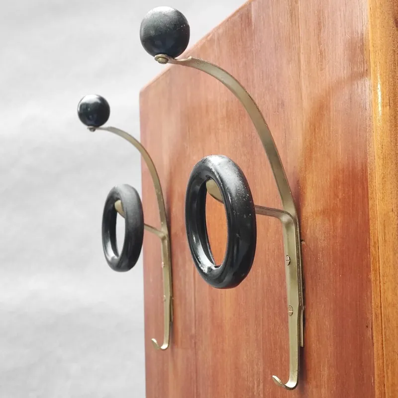 Outlet Pamono Art Deco Wall Coat Hanger, 1940s