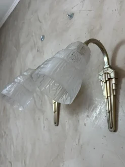 Pamono Art Deco Wall Lights, 1930, Set of 2><noscript><img width=