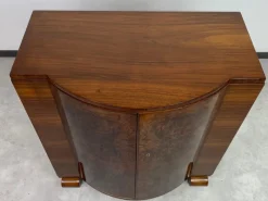 Best Pamono Art Deco Walnut Bar Cabinet attributed to Thonet, 1930s