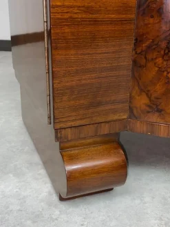 Best Pamono Art Deco Walnut Bar Cabinet attributed to Thonet, 1930s