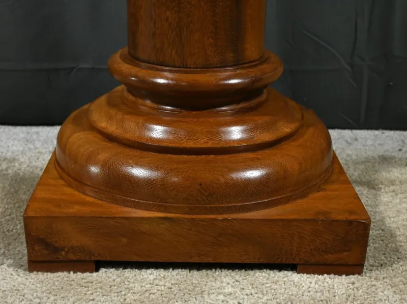 Pamono Art Deco Walnut Column, 1930> Pedestals And Columns