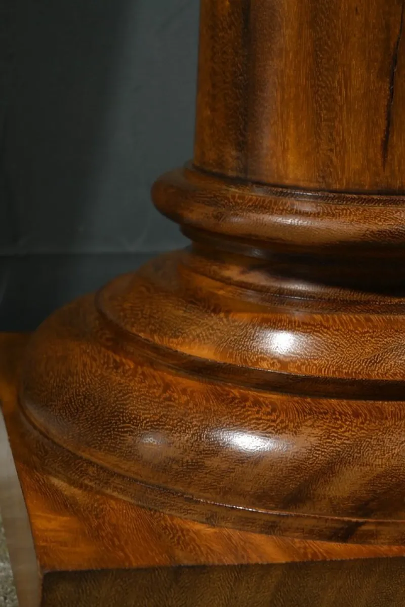 Pamono Art Deco Walnut Column, 1930> Pedestals And Columns