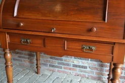 Discount Pamono Art Deco Walnut Cylinder Desk