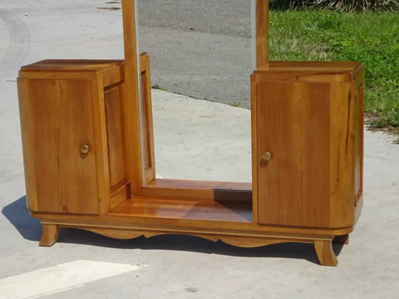 Pamono Art Deco Walnut Dressing Table, 1920s> Dressing Tables