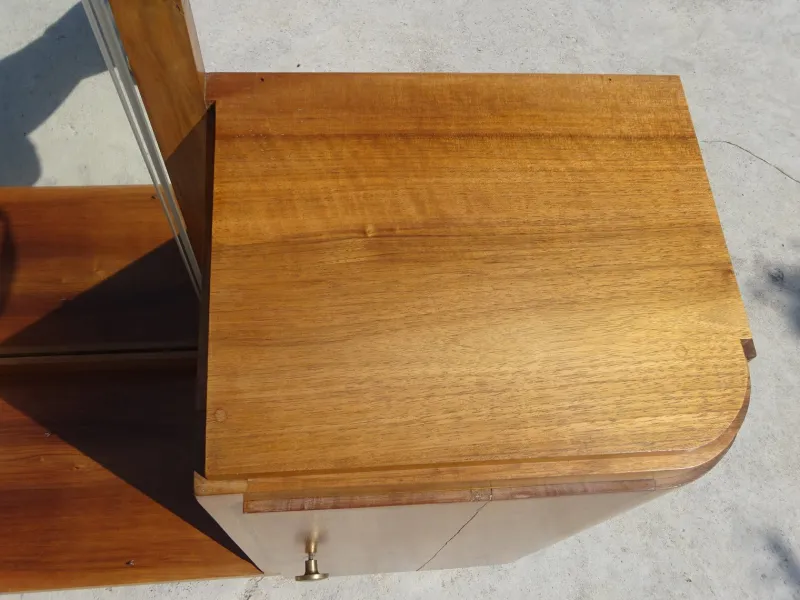 Pamono Art Deco Walnut Dressing Table, 1920s> Dressing Tables