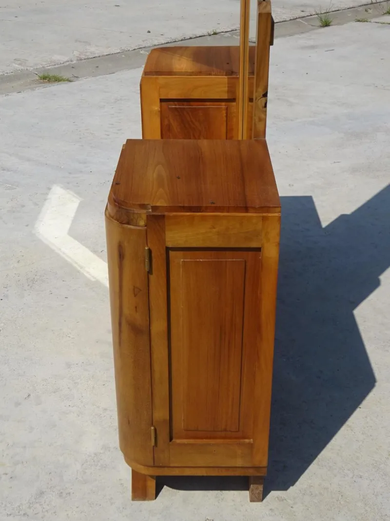 Pamono Art Deco Walnut Dressing Table, 1920s> Dressing Tables