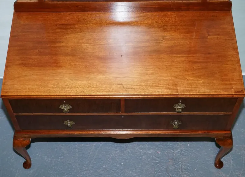 Pamono Art Deco Walnut Dressing Table, 1930s> Dressing Tables