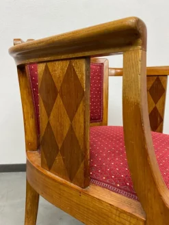 Sale Pamono Art Deco Walnut Office Chair, 1930s