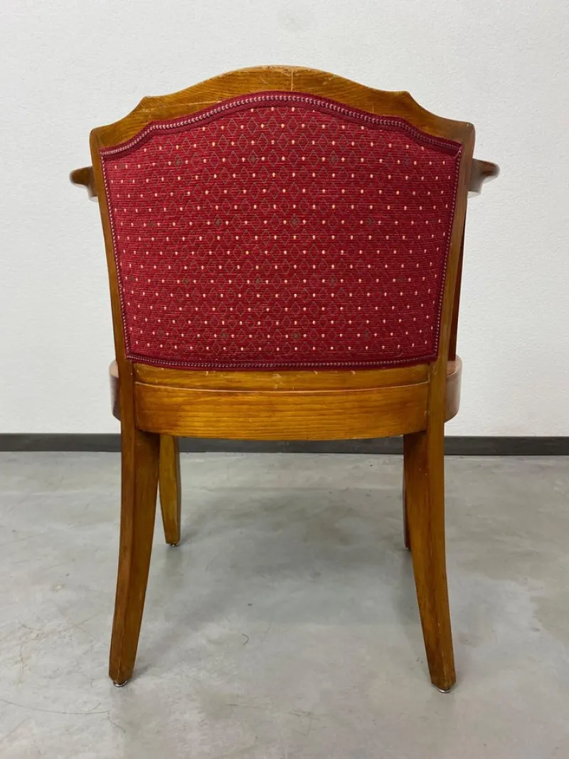 Sale Pamono Art Deco Walnut Office Chair, 1930s