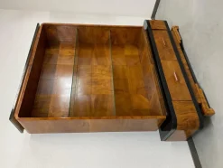 Pamono Art Deco Walnut Showcase, 1930s