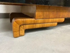 Pamono Art Deco Walnut Showcase, 1930s