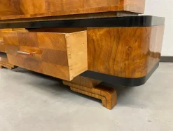 Pamono Art Deco Walnut Showcase, 1930s