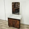 Best Pamono Art Deco Walnut Storage Unit with White Marble, 1940