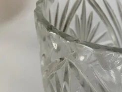 Clearance Pamono Art Deco White Champagne Cooler in Glass, France, 1940s
