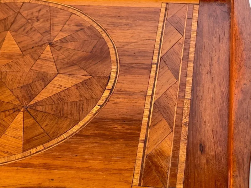 Pamono Art Deco Wood Marquetry Tray, France, 1940s> Trays