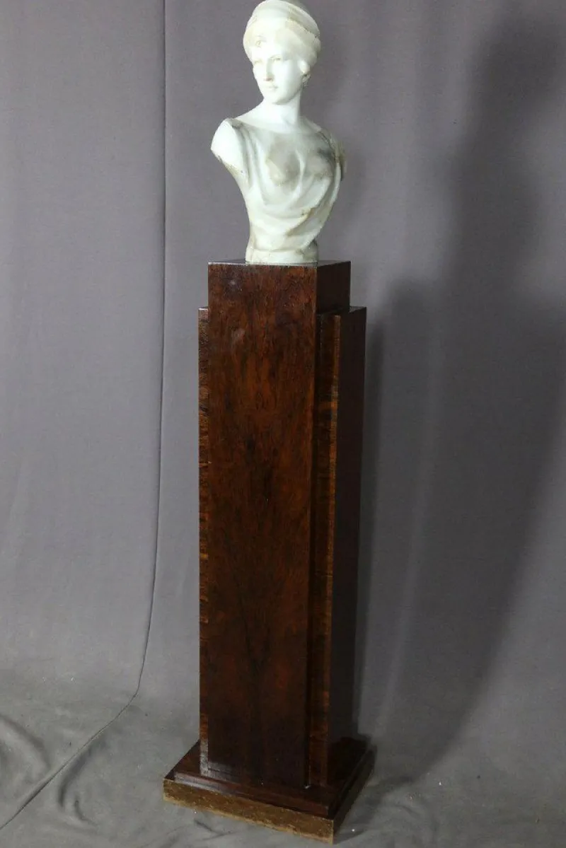 Clearance Pamono Art Deco Wooden Column