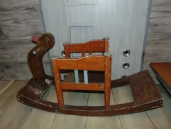Pamono Art Deco Wooden Duck, Rocker, 1920s> Children's Chairs