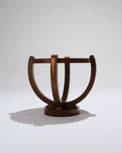Online Pamono Art Deco Wooden Pedestal Table, 1930s