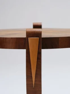 Online Pamono Art Deco Wooden Pedestal Table, 1930s